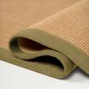 JONATHAN Y Border Jute Indoor Area Rug Natural/Dark Gray 3X5 ft, Camden Farmhouse Cottage for Living Room, Bedroom, Kitchen, Office, Easy-Cleaning, High Traffic, Pet-Friendly, Non-Shedding KTN100D-3(Natural/Olive)