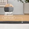 JONATHAN Y Border Jute Indoor Area Rug Natural/Dark Gray 3X5 ft, Camden Farmhouse Cottage for Living Room, Bedroom, Kitchen, Office, Easy-Cleaning, High Traffic, Pet-Friendly, Non-Shedding KTN100D-3(Natural/Dark Gray)
