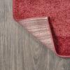 JONATHAN Y Haze Solid Low-Pile Red Indoor Area Rug 3×5, Coastal,Bohemian,Minimalist,Classic, Easy-Cleaning for Living Room,Bedroom,Kitchen,Pet Friendly,Non-Shedding (SEU100E-3)