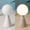 JONATHAN Y 11.75″ Yellow Macie Modern Globe Cordless Table Lamp Set of 2, Rechargeable Dimmable Integrated LED Touch Sensor Bedside Lamp, White Frosted Glass Shade JYL7159A-SET2(White)