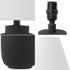 JONATHAN Y 24.5″ Matte Black Modern Ginger Jar Table Lamp Set of 2 for Bedroom, Farmhouse Scandinavian Lamps for Nightstand, White Linen Shade, LED Bulbs Included JYL5603A-SET2(Matte Black)