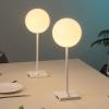JONATHAN Y 17.5″ White Modern Rechargeable Indoor/Outdoor Table Lamp Set of 2, Cordless Minimalist Dimmable LED Lamps for Patio, Plastic Globe Shade JYL7167A-SET2(White)
