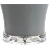 JONATHAN Y 27″ Gray Ceramic Urn Table Lamp Set of 2 for Living Room, Bedside Nightstand Lamps for Bedroom, Farmhouse Decor with White Linen Shade, LED Bulbs Included JYL4020A-SET2(Gray)
