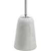 JONATHAN Y 62.5″ Chrome and White Marble Floor Lamp, Contemporary Iron Standing Lamp with Round White Linen Shade and Foot-Switch, UL Listed, LED Bulb Included JYL2061A