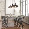 JONATHAN Y 14.25″ Oil Rubbed Bronze 1-Light Iron Pendant Light, Adjustable Height Farmhouse Industrial Metal Cage Fixture for Kitchen Island Dining Room, LED Bulb Included JYL9533A