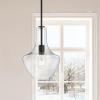 JONATHAN Y Bettina 1- Light Mid-Century Modern Iron/Glass LED Pendant, by JONATHAN Y Oil Rubbed Bronze 10.5″ Oil Rubbed 13 to 24 Inches Bronze 7 to