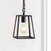 JONATHAN Y 6.25″ Chrome Adjustable Metal LED Pendant Light, Hanging Lantern with Metal Shade, Traditional Open Frame Ceiling Fixture for Kitchen Island, LED Bulb JYL3525A(Oil-Rubbed Bronze)