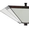JONATHAN Y 15.7″ Ivory/Black 2-Light Glass and Metal Semi-Flush Mount, Tiffany-Style Mission Arts and Crafts Ceiling Light for Bedroom Foyer, LED Bulbs Included JYL8024A