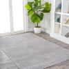 JONATHAN Y Haze Solid Low-Pile Light Gray Indoor Area Rug 8×10, Coastal,Bohemian,Minimalist,Classic, Easy-Cleaning for Living Room,Bedroom,Kitchen,Pet Friendly,Non-Shedding (SEU100K-8)