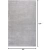 JONATHAN Y Haze Solid Low-Pile Light Gray Indoor Area Rug 8×10, Coastal,Bohemian,Minimalist,Classic, Easy-Cleaning for Living Room,Bedroom,Kitchen,Pet Friendly,Non-Shedding (SEU100K-8)