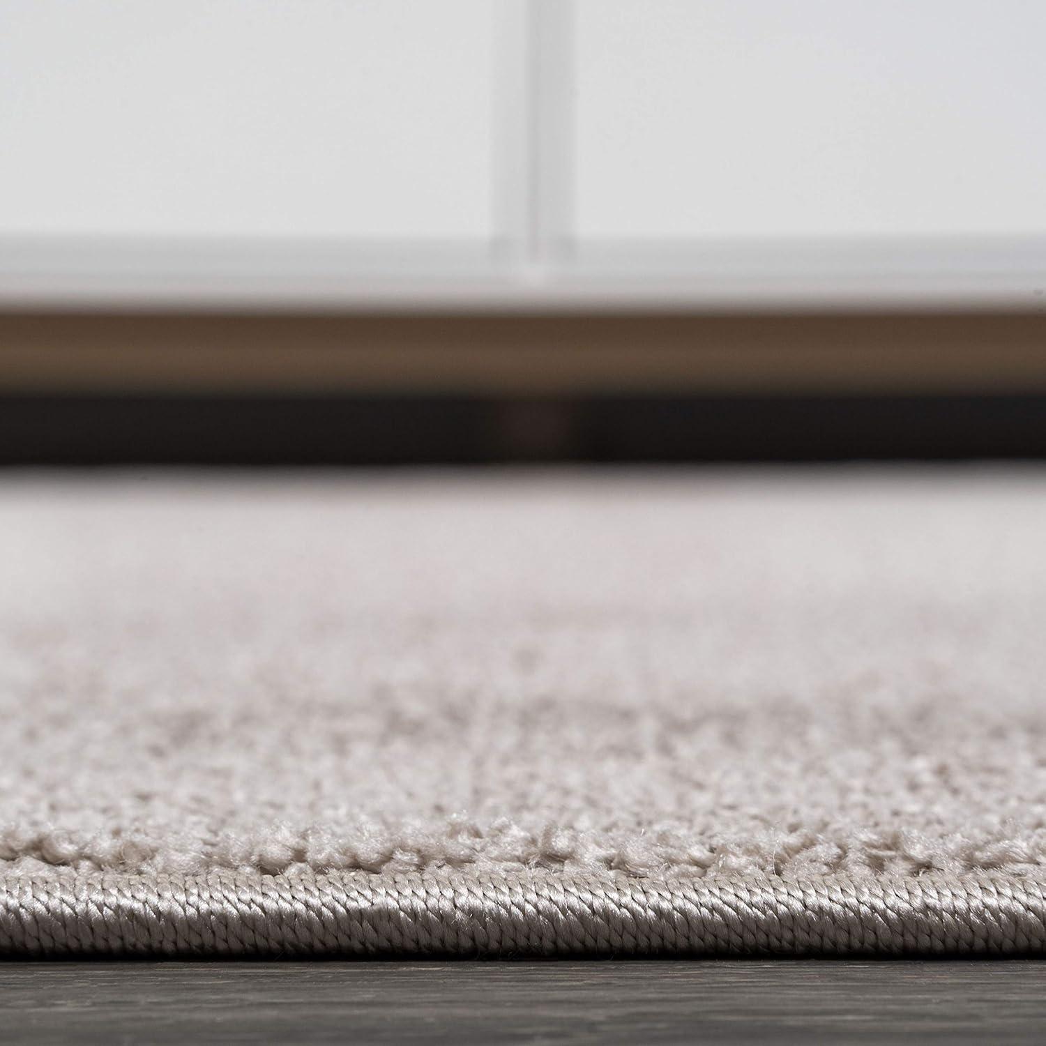 image:imageJONATHAN Y Haze Solid LowPile Beige Indoor Area Rug 4x6 CoastalBohemianMinimalistClassic EasyCleaning for Living RoomBedroomKitchenPet FriendlyNonShedding SEU100G4