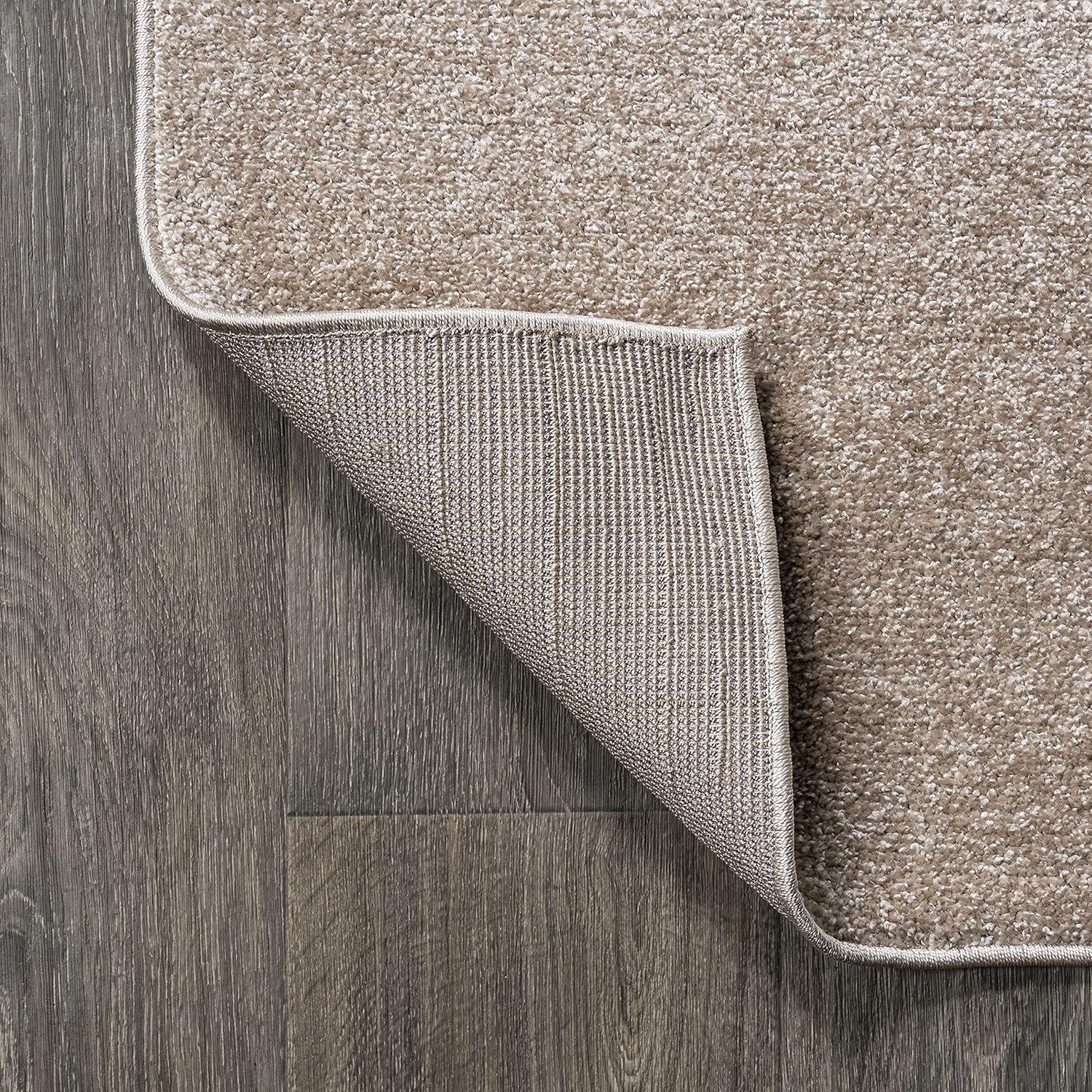 image:imageJONATHAN Y Haze Solid LowPile Beige Indoor Area Rug 4x6 CoastalBohemianMinimalistClassic EasyCleaning for Living RoomBedroomKitchenPet FriendlyNonShedding SEU100G4