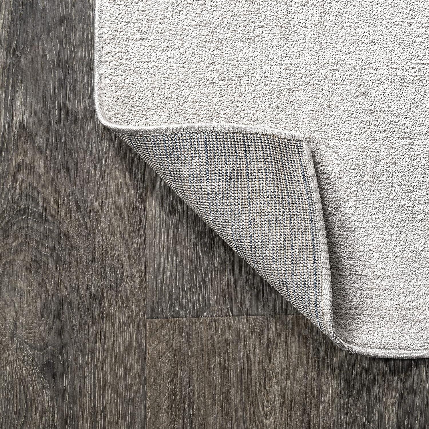 image:imageJONATHAN Y Haze Solid LowPile Ivory Indoor Area Rug 8x10 CoastalBohemianMinimalistClassic EasyCleaning for Living RoomBedroomKitchenPet FriendlyNonShedding SEU100D8