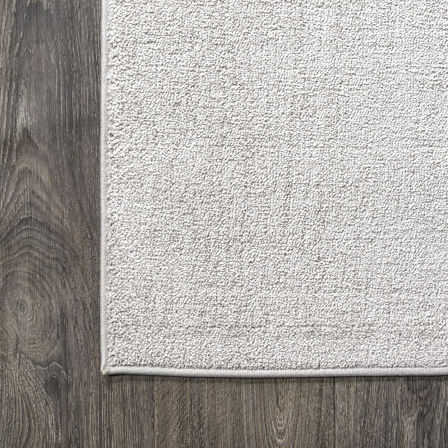 image:imageJONATHAN Y Haze Solid LowPile Ivory Indoor Area Rug 8x10 CoastalBohemianMinimalistClassic EasyCleaning for Living RoomBedroomKitchenPet FriendlyNonShedding SEU100D8