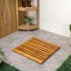 JONATHAN Y Acacia Wood Slat Indoor/Outdoor Bath Mat Natural 20″X32″, Paige Modern Classic for Shower Mat for Bathroom Bathtub, Door, Spa, Sauna or Garden MAT1001A(Natural)