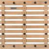 JONATHAN Y Acacia Wood Slat Indoor/Outdoor Bath Mat Natural 20″X32″, Paige Modern Classic for Shower Mat for Bathroom Bathtub, Door, Spa, Sauna or Garden MAT1001A(Light Teak)