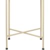 JONATHAN Y END4006D Sterling 26.25″ Industrial Classic Metal Foldable Rectangular End Table and Side Table with Removable Tray Top for Living Room, Bedroom, Office, Bathroom, Almond
