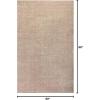 JONATHAN Y Haze Solid Low-Pile Beige Indoor Area Rug 5×8, Coastal,Bohemian,Minimalist,Classic, Easy-Cleaning for Living Room,Bedroom,Kitchen,Pet Friendly,Non-Shedding (SEU100G-5)