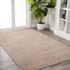 JONATHAN Y Haze Solid Low-Pile Beige Indoor Area Rug 5×8, Coastal,Bohemian,Minimalist,Classic, Easy-Cleaning for Living Room,Bedroom,Kitchen,Pet Friendly,Non-Shedding (SEU100G-5)