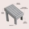 JONATHAN Y STL1004T Saru 11.8″ Traditional Classic Solid Acacia Wood Shower Shaving Foot Stool, Light Teak(Grey)