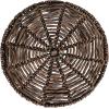JONATHAN Y Amara 17″ Coastal Bohemian Handwoven Water Hyacinth Round Tripod End Table, Natural (TBL2507A)(Brown)