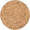 JONATHAN Y Natura 15.75″ Coastal Bohemian Handwoven Water Hyacinth Round Hourglass End Table, Natural (TBL2505A)(Natural)