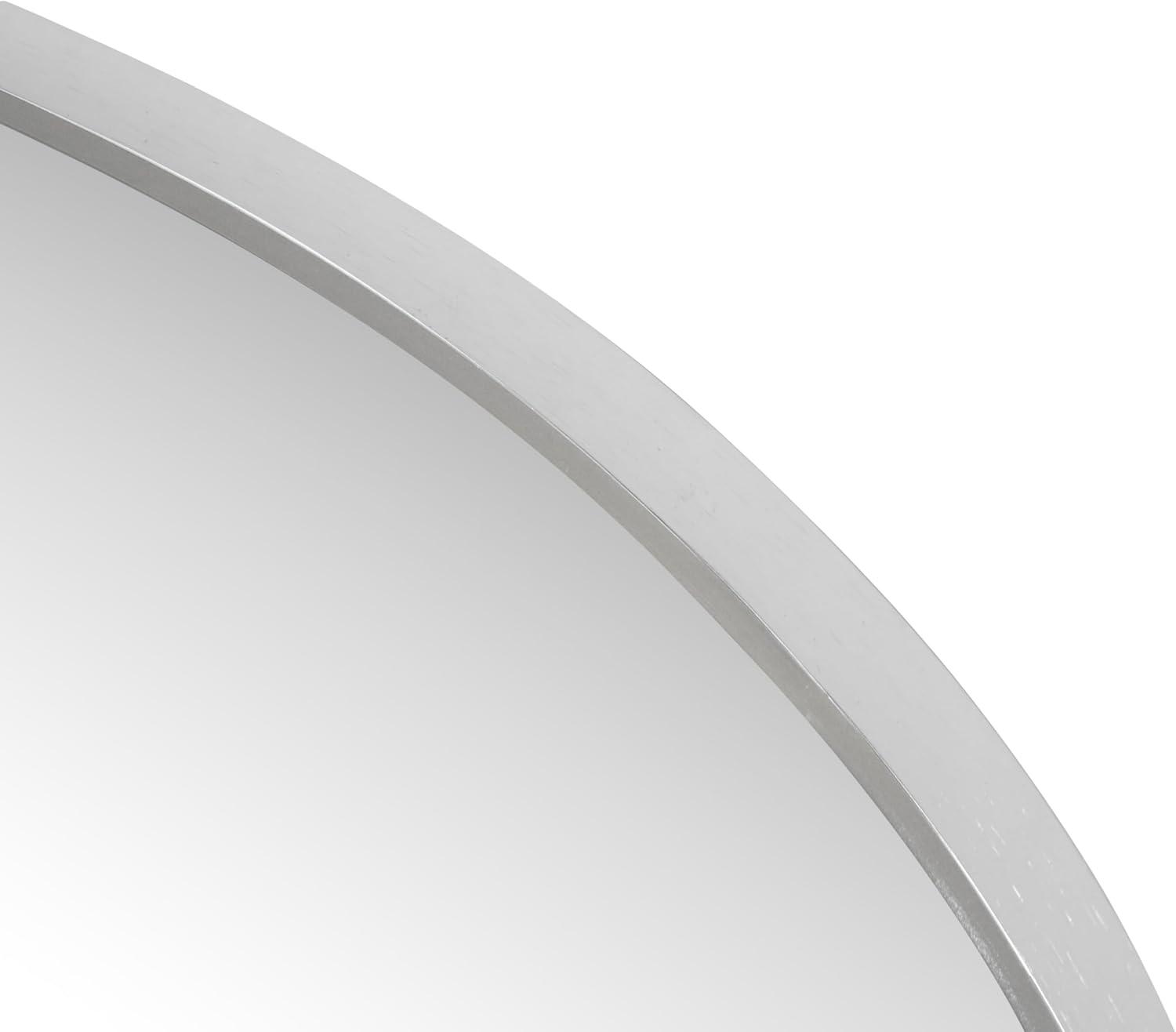 image:imageJONATHAN Y Aurelia 24 in W x 36 in H Medium Irregular Oval Metal Framed Wall Mounted Mirror Gold MIR213ANickel