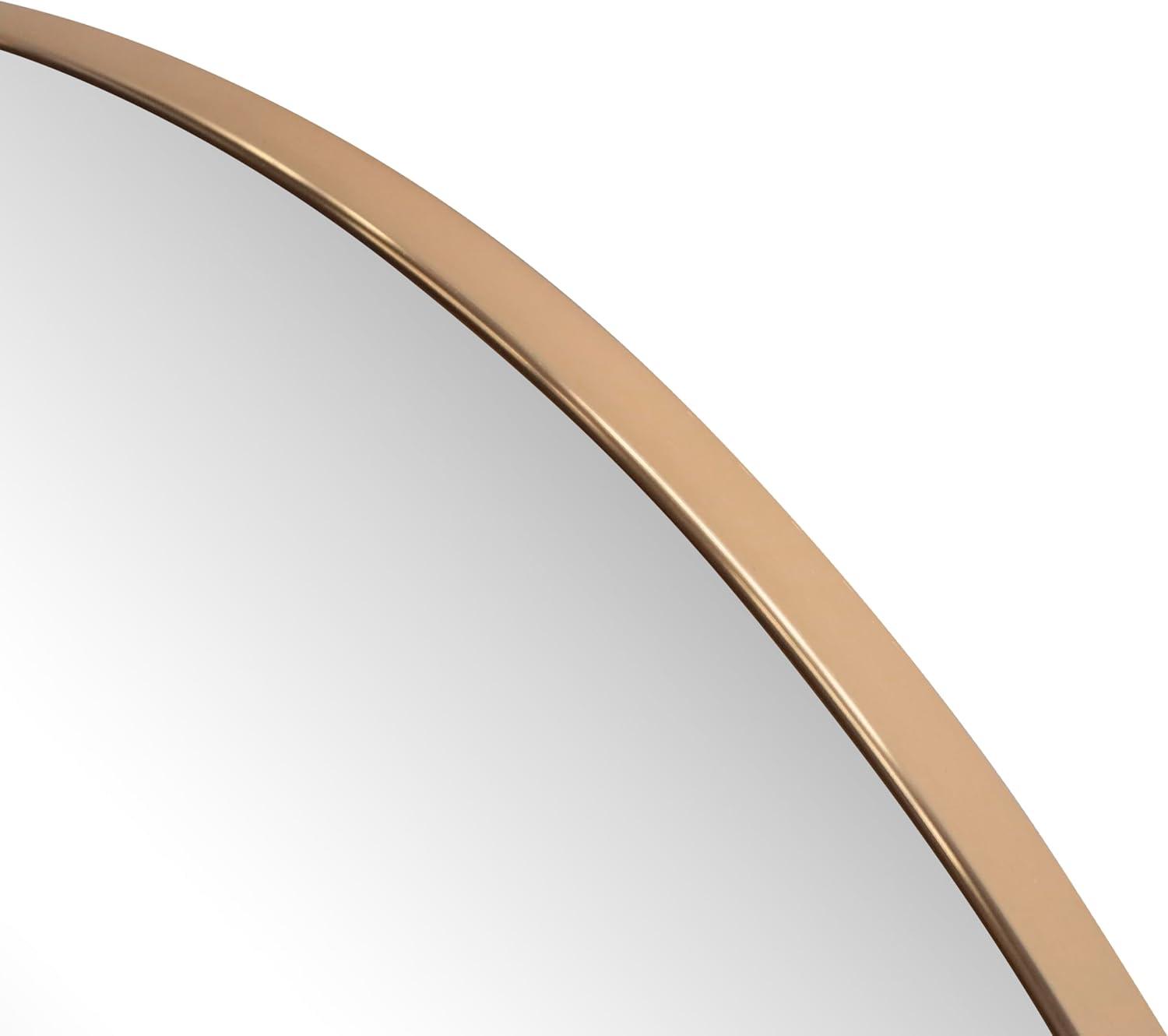 image:imageJONATHAN Y Solstice 42 in W x 23 in H Large Half Circle Metal Framed Wall Mounted Mirror Black MIR211AGold