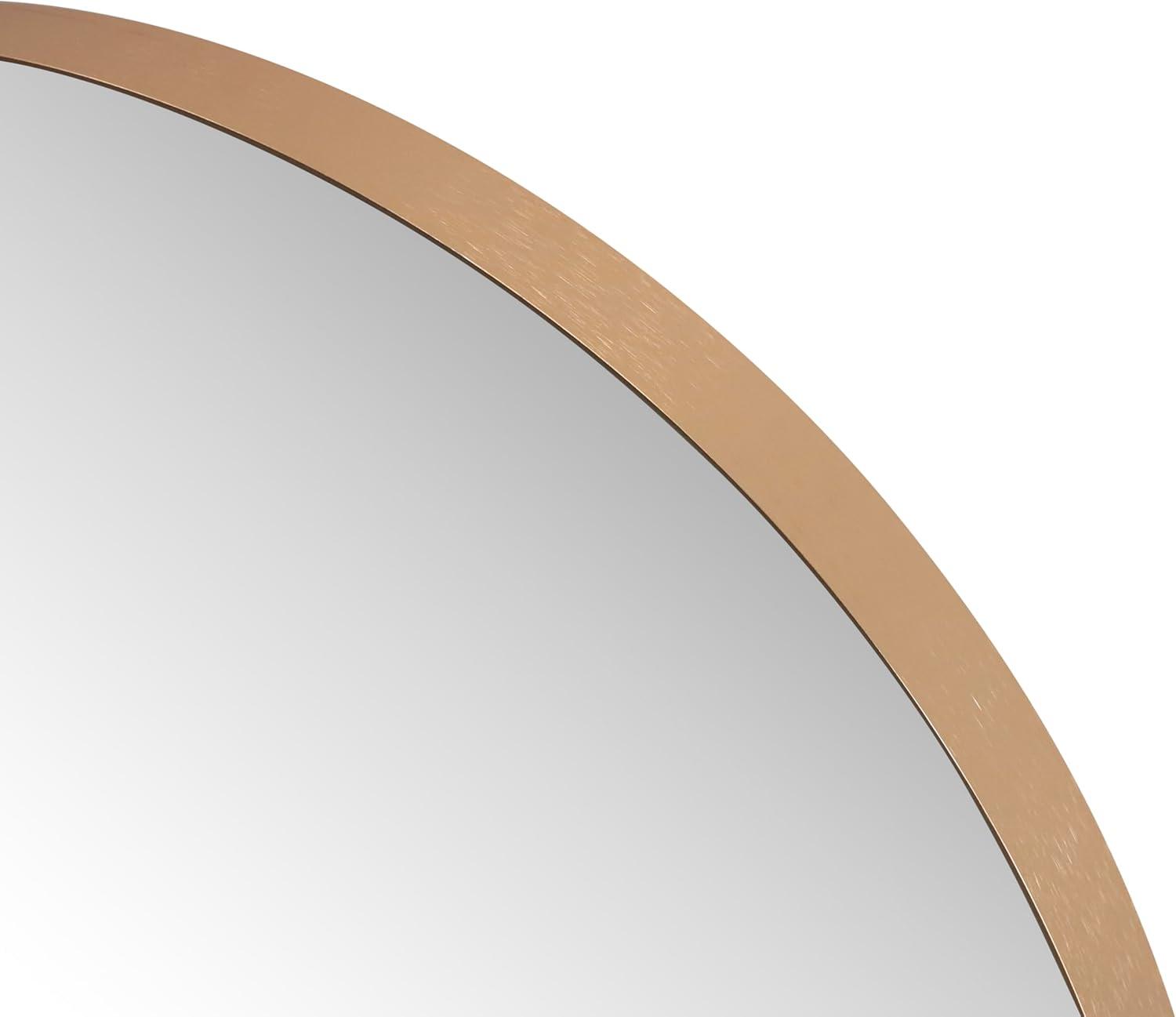 image:imageJONATHAN Y Elodie 28 in W x 40 in H Large Arched Metal Framed Wall Mounted Mirror Gold MIR209C