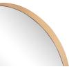 JONATHAN Y Elodie 20 in. W x 30 in. H Small Arched Metal Framed Wall Mounted Mirror, Gold (MIR207C)