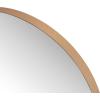 JONATHAN Y Elodie 28 in. W x 40 in. H Large Arched Metal Framed Wall Mounted Mirror, Gold (MIR209C)