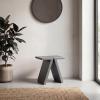 JONATHAN Y Dark Gray Mindi Wood Small Stool, 15.75″ Rustic Farmhouse Handcrafted Accent Stool with A-Frame Legs, Wooden Footrest for Living Room, Bedroom, Entryway (STL3002B)(Dark Gray)