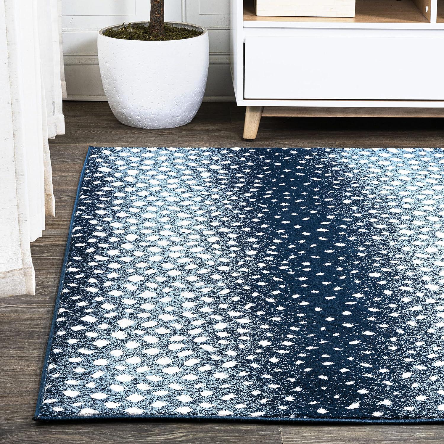image:imageJONATHAN Y Antelope Modern GrayCream Indoor Area Rug 3x5 Animal Prints Casual EasyCleaning for Living Room Bedroom Kitchen Pet Friendly NonShedding SAF100C3NavyCream