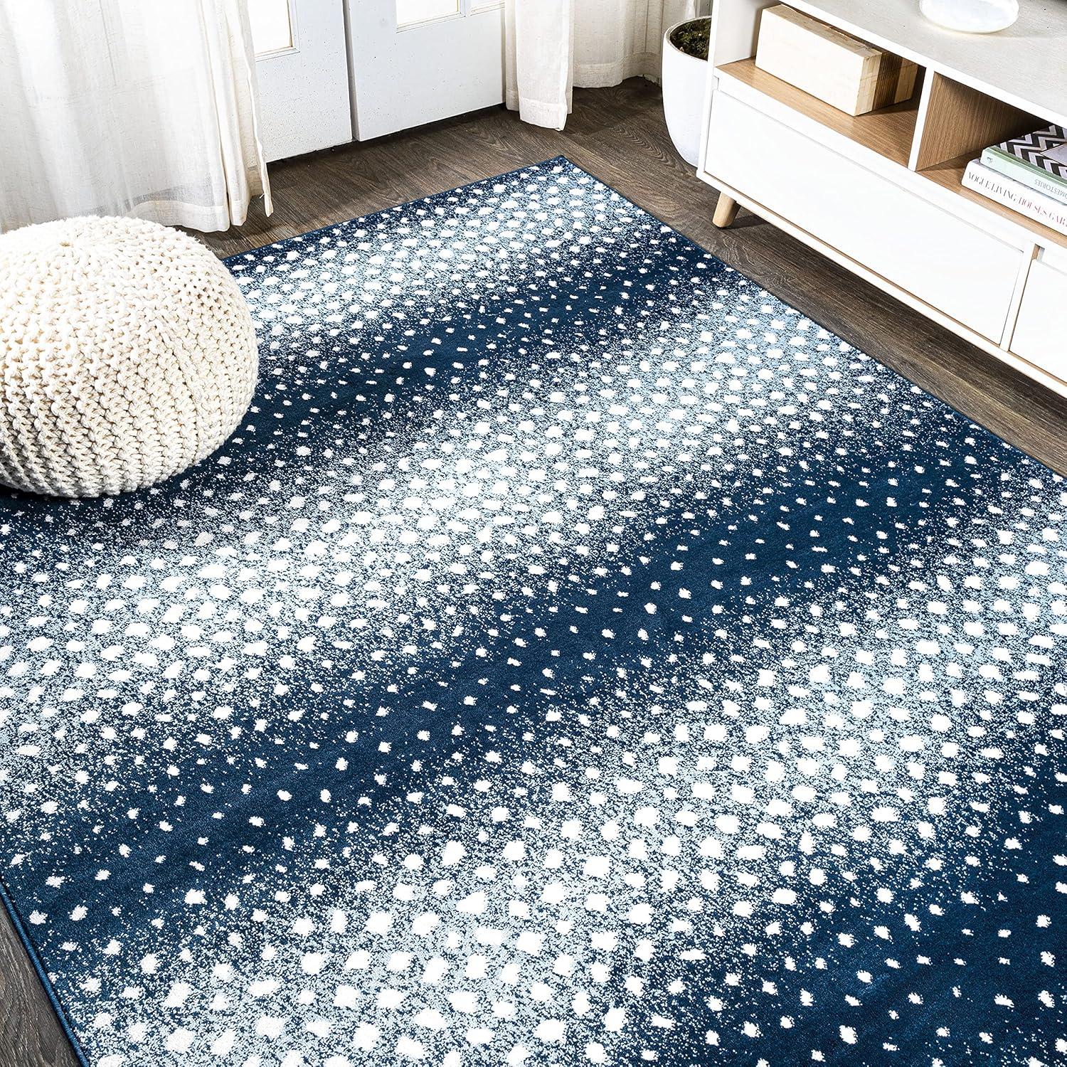 image:imageJONATHAN Y Antelope Modern GrayCream Indoor Area Rug 3x5 Animal Prints Casual EasyCleaning for Living Room Bedroom Kitchen Pet Friendly NonShedding SAF100C3NavyCream