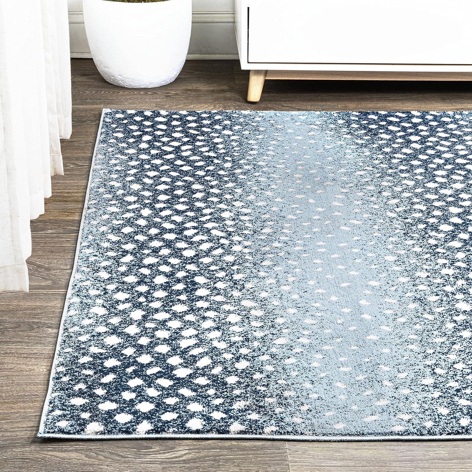 image:imageJONATHAN Y Antelope Modern GrayCream Indoor Area Rug 3x5 Animal Prints Casual EasyCleaning for Living Room Bedroom Kitchen Pet Friendly NonShedding SAF100C3BlueCream