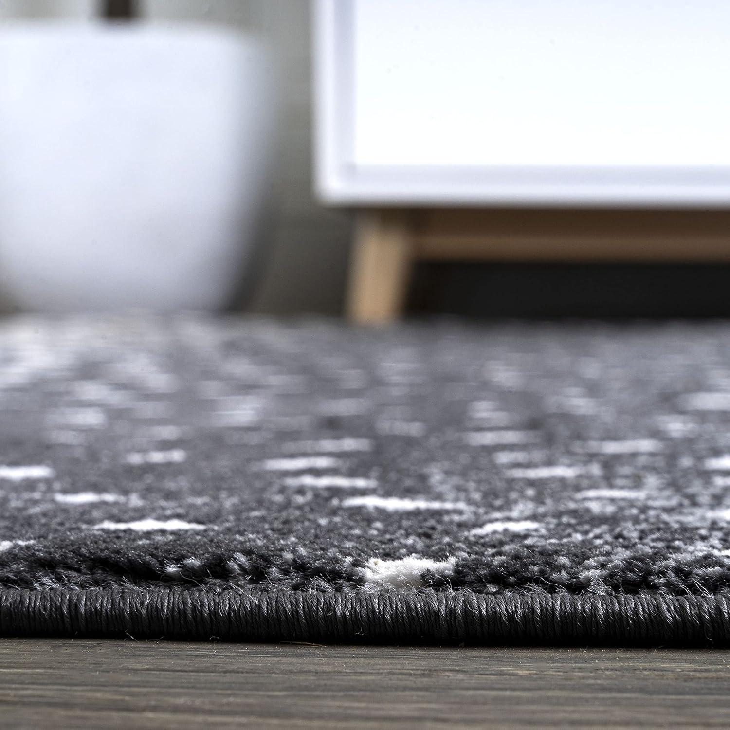 image:imageJONATHAN Y Antelope Modern GrayCream Indoor Area Rug 3x5 Animal Prints Casual EasyCleaning for Living Room Bedroom Kitchen Pet Friendly NonShedding SAF100C3BlackCream