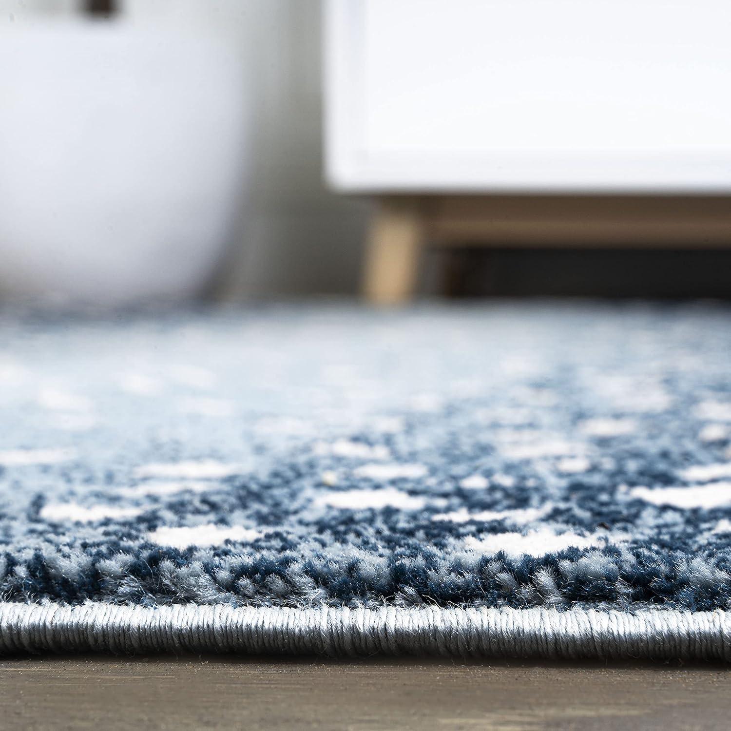image:imageJONATHAN Y Antelope Modern GrayCream Indoor Area Rug 3x5 Animal Prints Casual EasyCleaning for Living Room Bedroom Kitchen Pet Friendly NonShedding SAF100C3BlueCream
