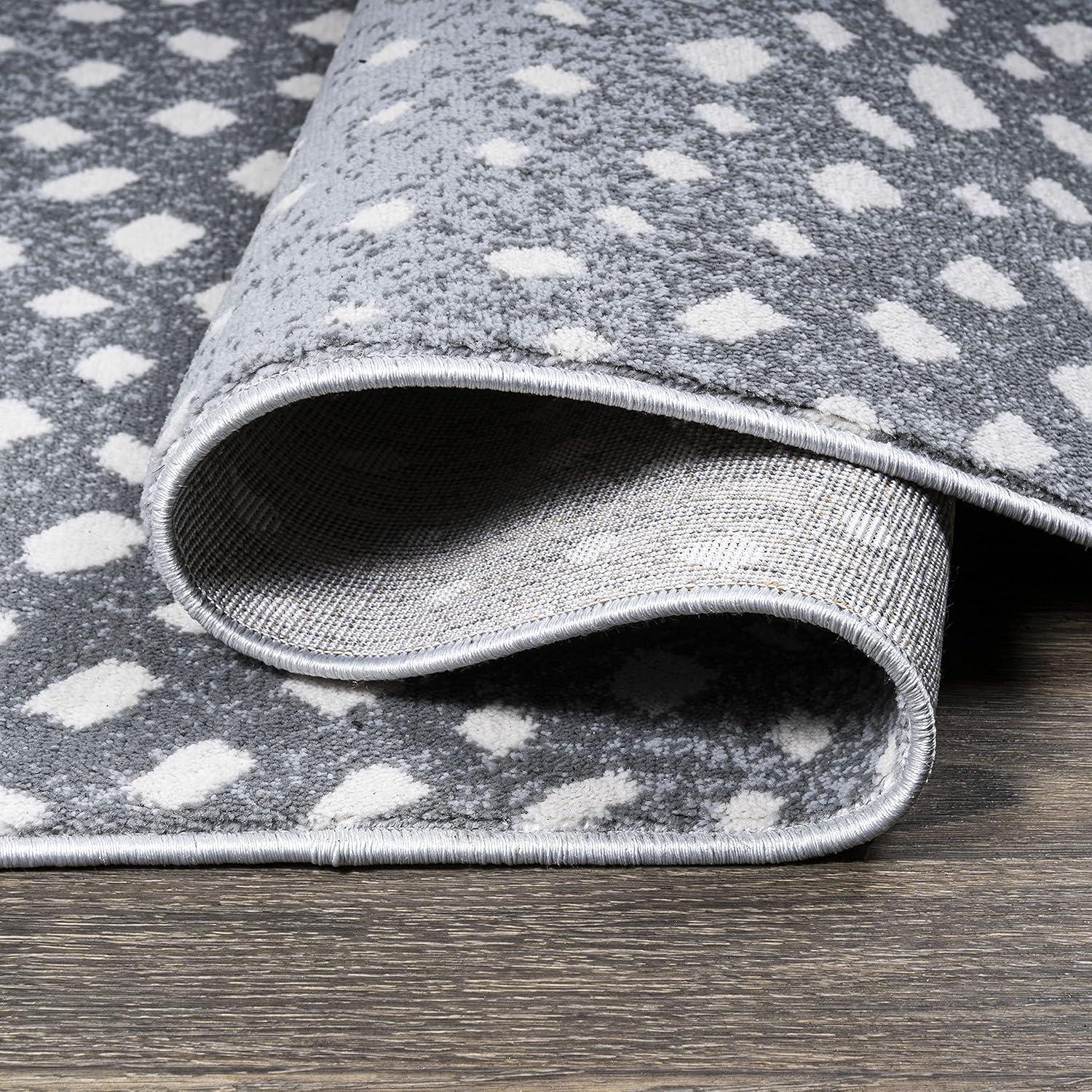 image:imageJONATHAN Y Antelope Modern GrayCream Indoor Area Rug 3x5 Animal Prints Casual EasyCleaning for Living Room Bedroom Kitchen Pet Friendly NonShedding SAF100C3Light GrayCream