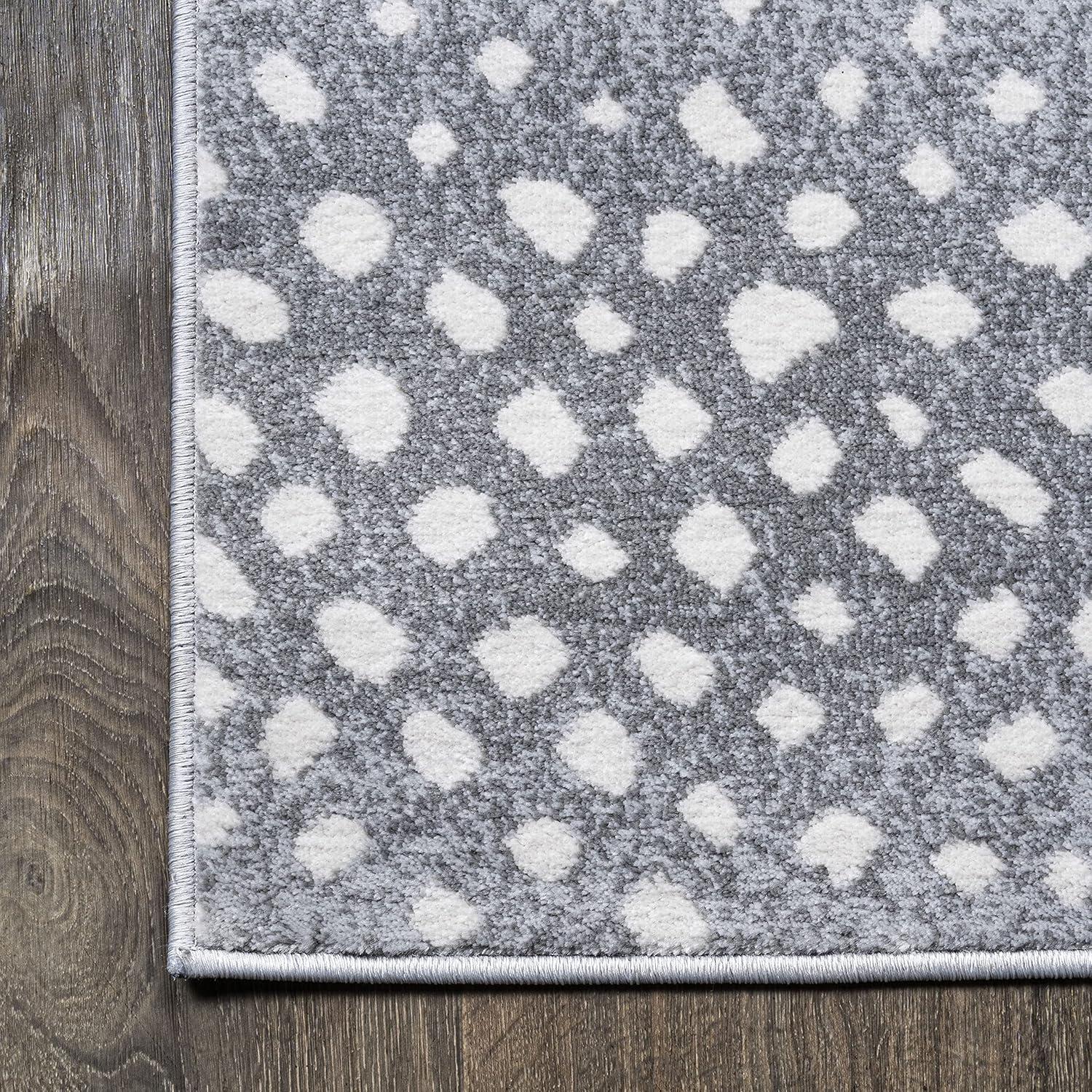image:imageJONATHAN Y Antelope Modern GrayCream Indoor Area Rug 3x5 Animal Prints Casual EasyCleaning for Living Room Bedroom Kitchen Pet Friendly NonShedding SAF100C3Light GrayCream
