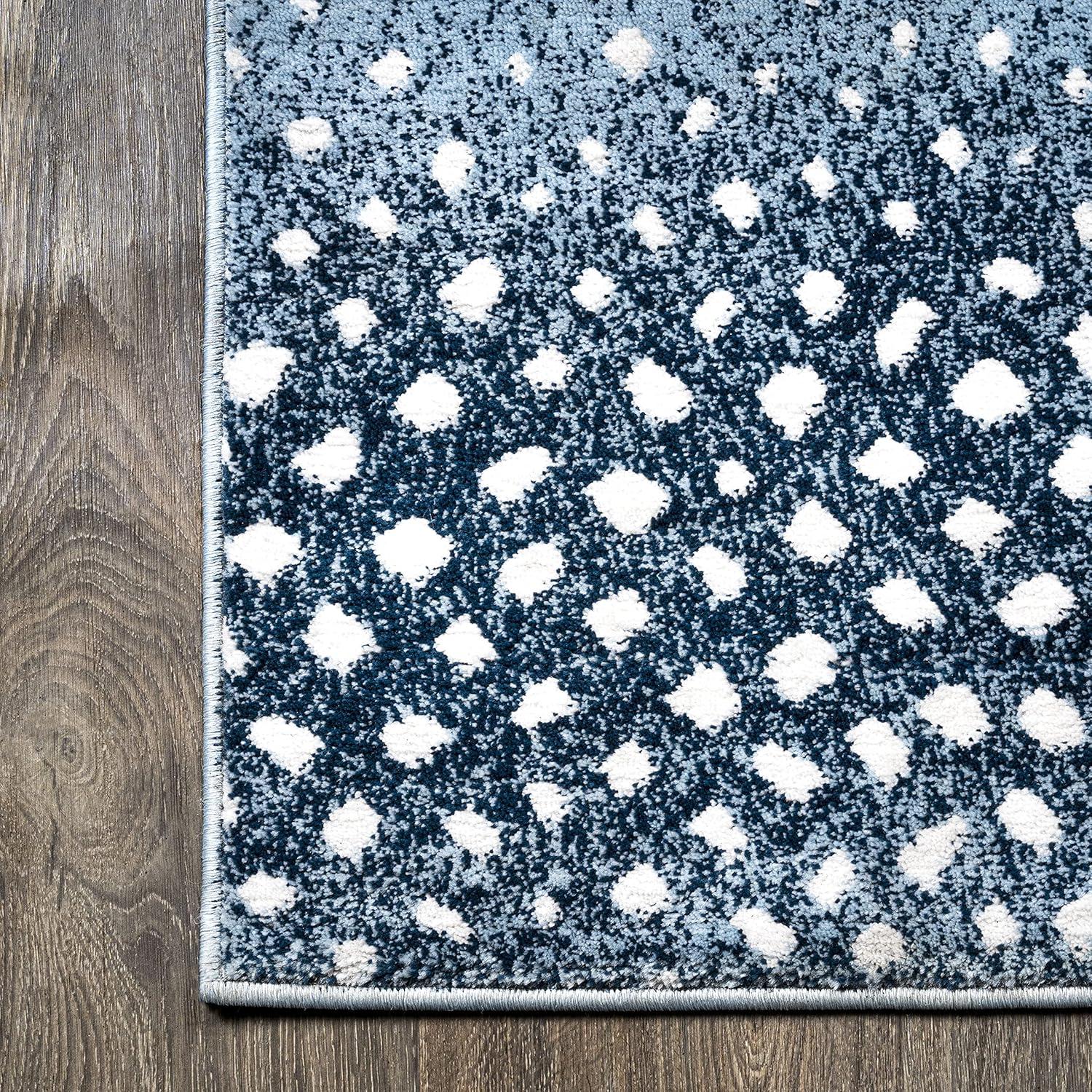 image:imageJONATHAN Y Antelope Modern GrayCream Indoor Area Rug 3x5 Animal Prints Casual EasyCleaning for Living Room Bedroom Kitchen Pet Friendly NonShedding SAF100C3BlueCream