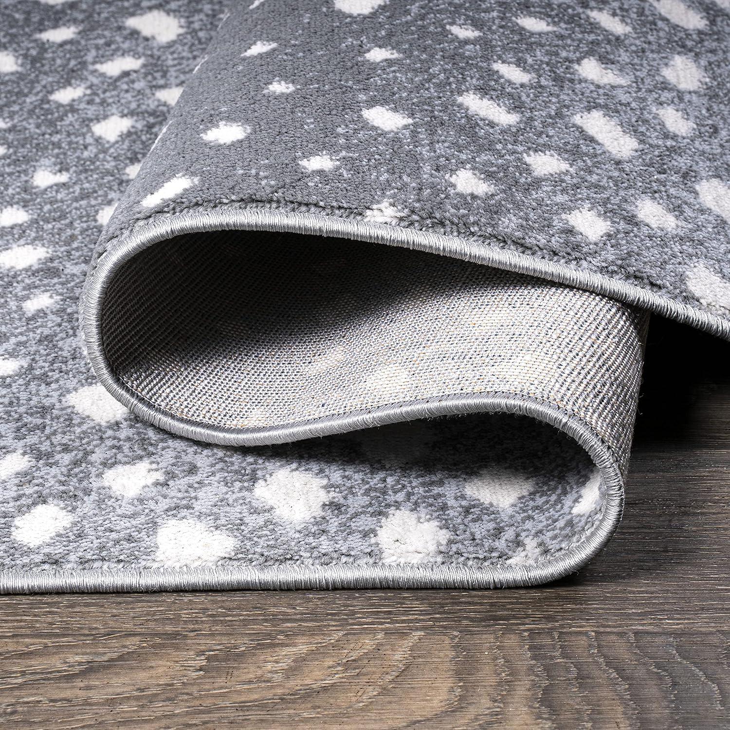 image:imageJONATHAN Y Antelope Modern GrayCream Indoor Area Rug 3x5 Animal Prints Casual EasyCleaning for Living Room Bedroom Kitchen Pet Friendly NonShedding SAF100C3GrayCream