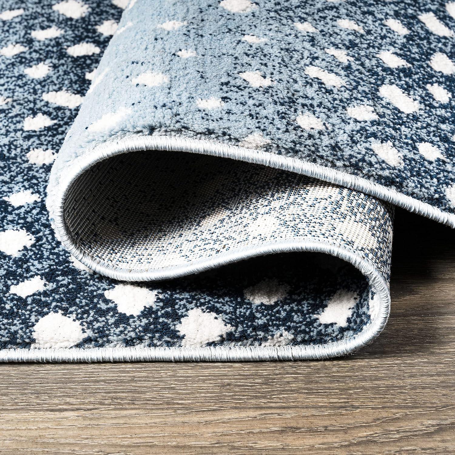 image:imageJONATHAN Y Antelope Modern GrayCream Indoor Area Rug 3x5 Animal Prints Casual EasyCleaning for Living Room Bedroom Kitchen Pet Friendly NonShedding SAF100C3BlueCream