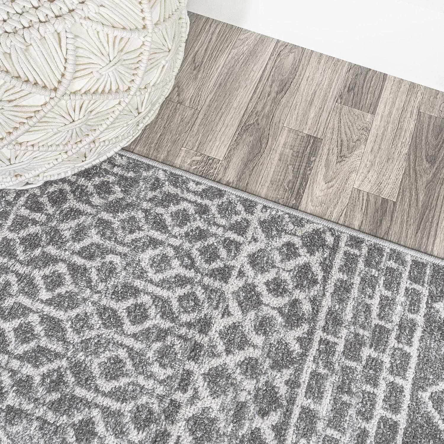 image:imageJONATHAN Y Arta Vintage Geometric MultiCream Indoor Area Rug 3x5 Moroccan Farmhouse EasyCleaning for Living Room Bedroom Kitchen Pet Friendly NonShedding MOH106C3GrayCream