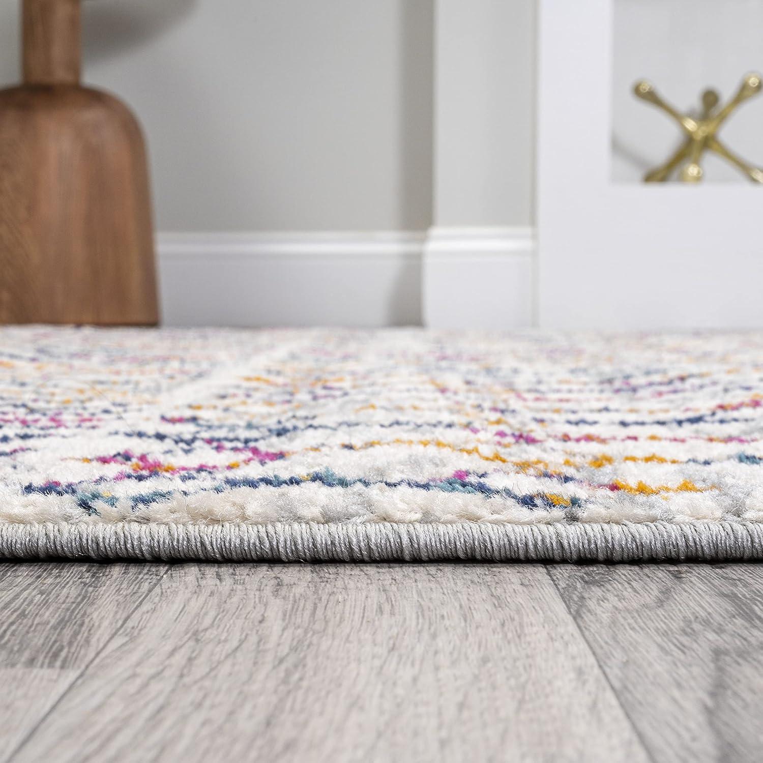 image:imageJONATHAN Y Arta Vintage Geometric MultiCream Indoor Area Rug 3x5 Moroccan Farmhouse EasyCleaning for Living Room Bedroom Kitchen Pet Friendly NonShedding MOH106C3MultiCream