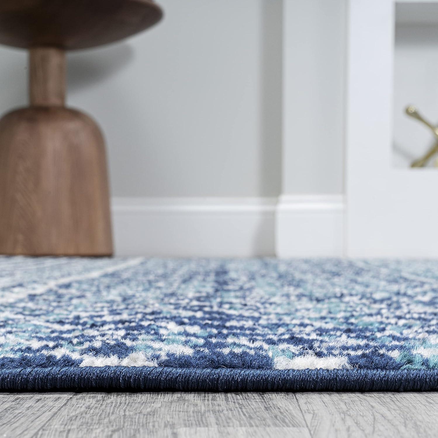 image:imageJONATHAN Y Arta Vintage Geometric MultiCream Indoor Area Rug 3x5 Moroccan Farmhouse EasyCleaning for Living Room Bedroom Kitchen Pet Friendly NonShedding MOH106C3NavyCream