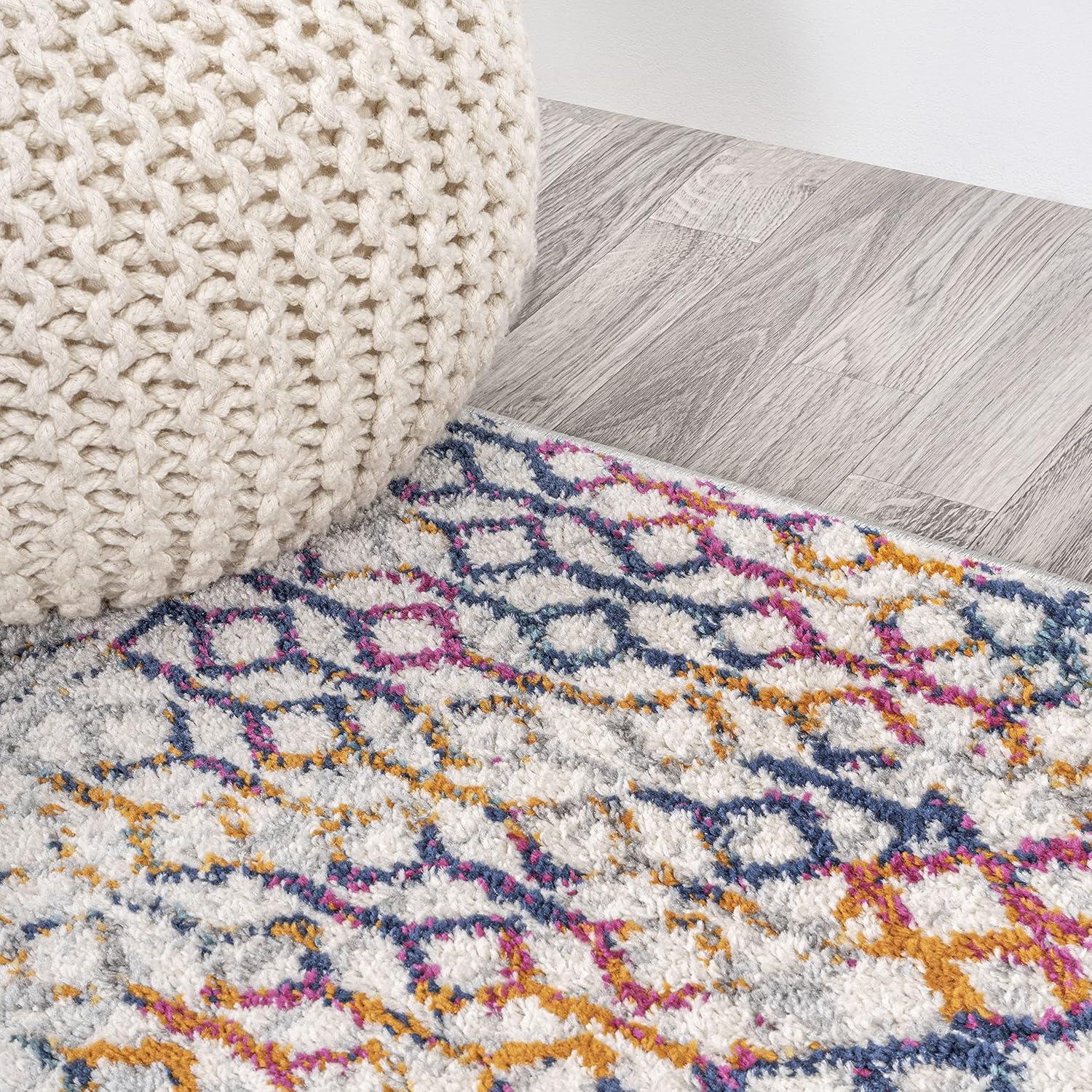 image:imageJONATHAN Y Arta Vintage Geometric MultiCream Indoor Area Rug 3x5 Moroccan Farmhouse EasyCleaning for Living Room Bedroom Kitchen Pet Friendly NonShedding MOH106C3MultiCream