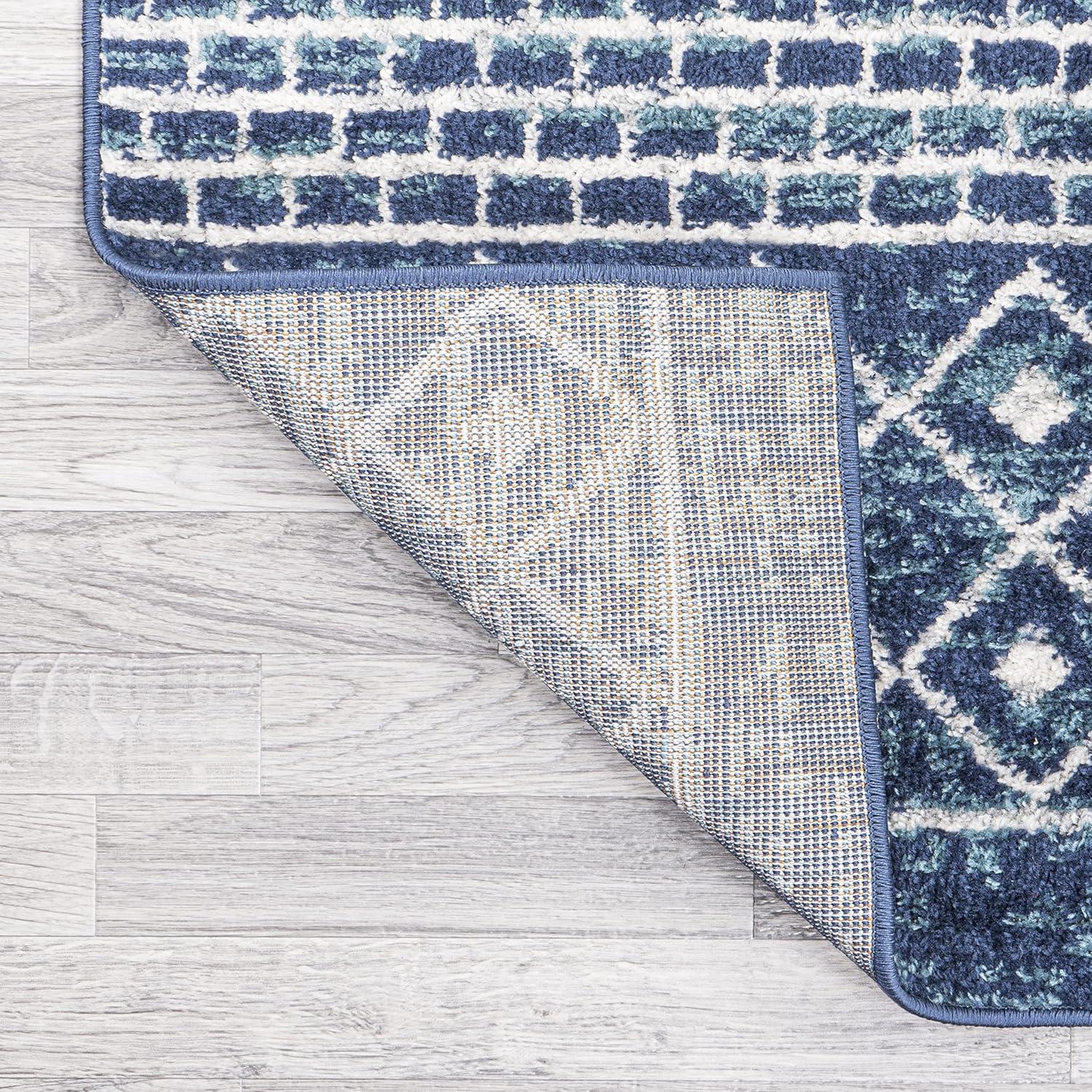 image:imageJONATHAN Y Arta Vintage Geometric MultiCream Indoor Area Rug 3x5 Moroccan Farmhouse EasyCleaning for Living Room Bedroom Kitchen Pet Friendly NonShedding MOH106C3NavyCream