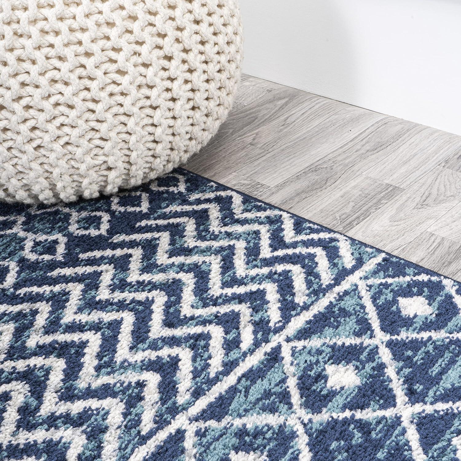 image:imageJONATHAN Y Arta Vintage Geometric MultiCream Indoor Area Rug 3x5 Moroccan Farmhouse EasyCleaning for Living Room Bedroom Kitchen Pet Friendly NonShedding MOH106C3NavyCream