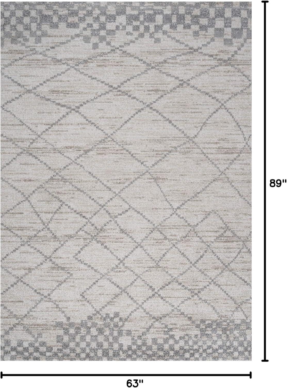 image:imageJONATHAN Y Asilah Diamond Gray Indoor Area Rug 3x5 Moroccan Modern Bohemian Casual EasyCleaning for Living Room Bedroom Kitchen Pet Friendly NonShedding MOH300B3Light Gray