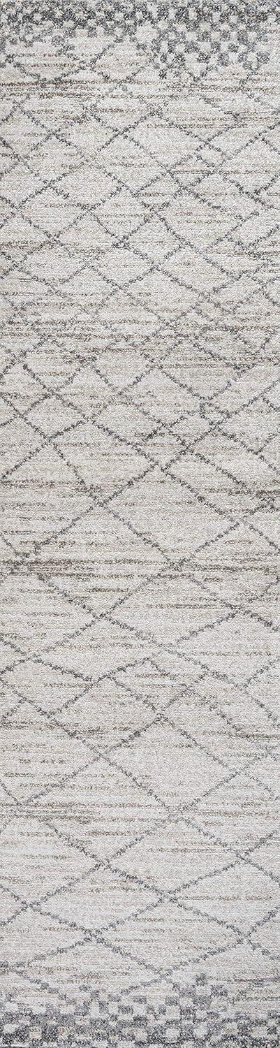 image:imageJONATHAN Y Asilah Diamond Gray Indoor Area Rug 3x5 Moroccan Modern Bohemian Casual EasyCleaning for Living Room Bedroom Kitchen Pet Friendly NonShedding MOH300B3Light Gray